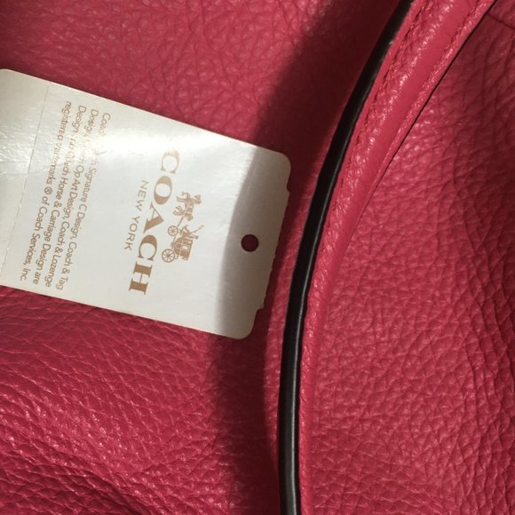 Authentic Coach Phoebe Shoulder Handbag Dahlia - Picture 11 of 12